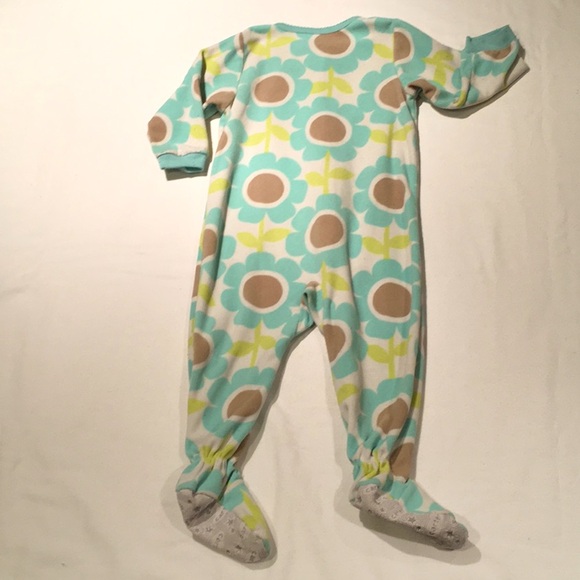 Carter’s Footed Onesie Zip-Up PJs - Picture 3 of 5
